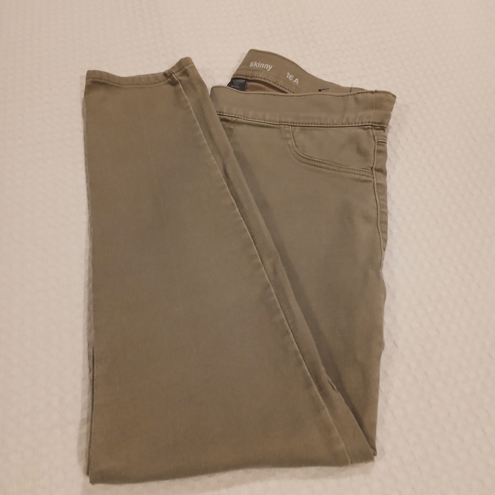 Skinny 16 Fit Tan Pants
